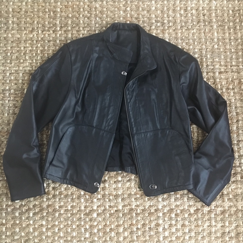 Black leather Jacket